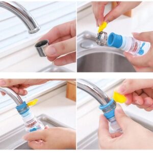 360 Degree Adjustable Faucet Extender Kitchen Faucet Water Saving Filter Shower Water Tap Gadget