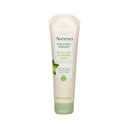Aveeno Positively Radiant 60 Second In-Shower Facial For Glowing Skin (141gm)