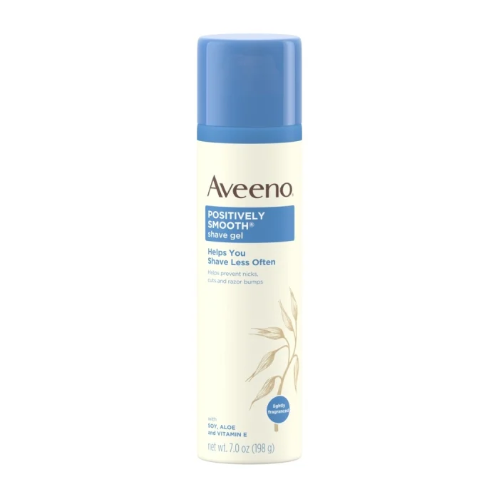 Aveeno Positively Smooth Shave Gel With Soy,Aloe & Vitamin E