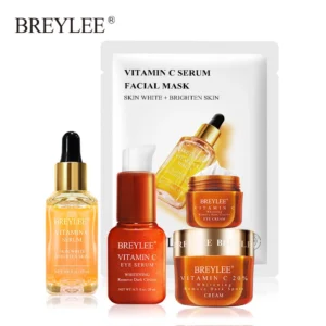 BREYLEE Vitamin C Series Face Cream/Serum Remove Dark Circle Skincare Moisturizer Combo