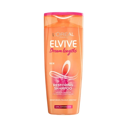 L’Oréal ELVIVE Dream Lengths Restoring Shampoo for Long, Damaged Hair (400ml)