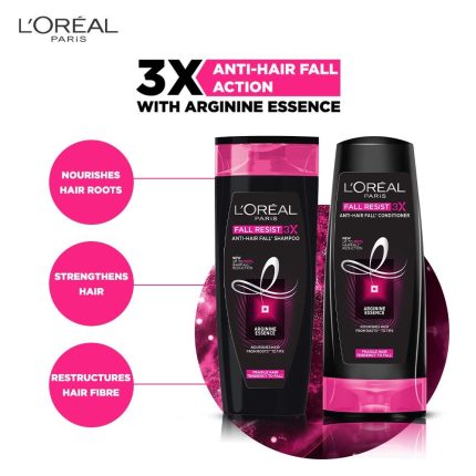 L'Oreal Paris Fall Resist 3x Anti-hair Fall Shampoo 360ml