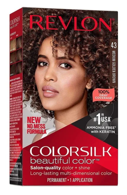 Revlon ColorSilk Hair Color [43] Medium Golden Brown