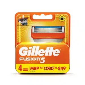 Gillette Fusion Manual Shaving Razor Blades Cartridge 4 pcs